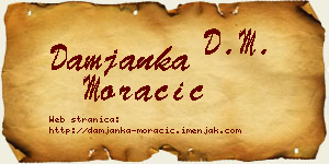 Damjanka Moračić vizit kartica